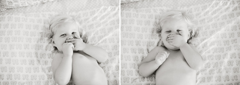 giggles from a baby girl