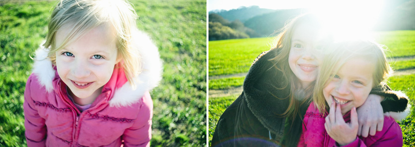 Portraits of Kids in Meadow