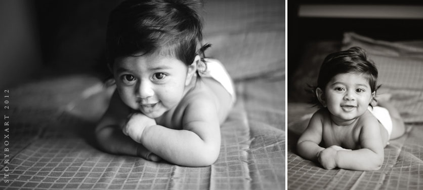 five month baby photos