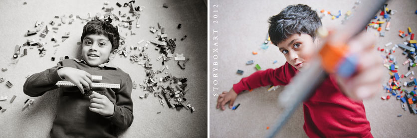 boy playing with legos kid photographer